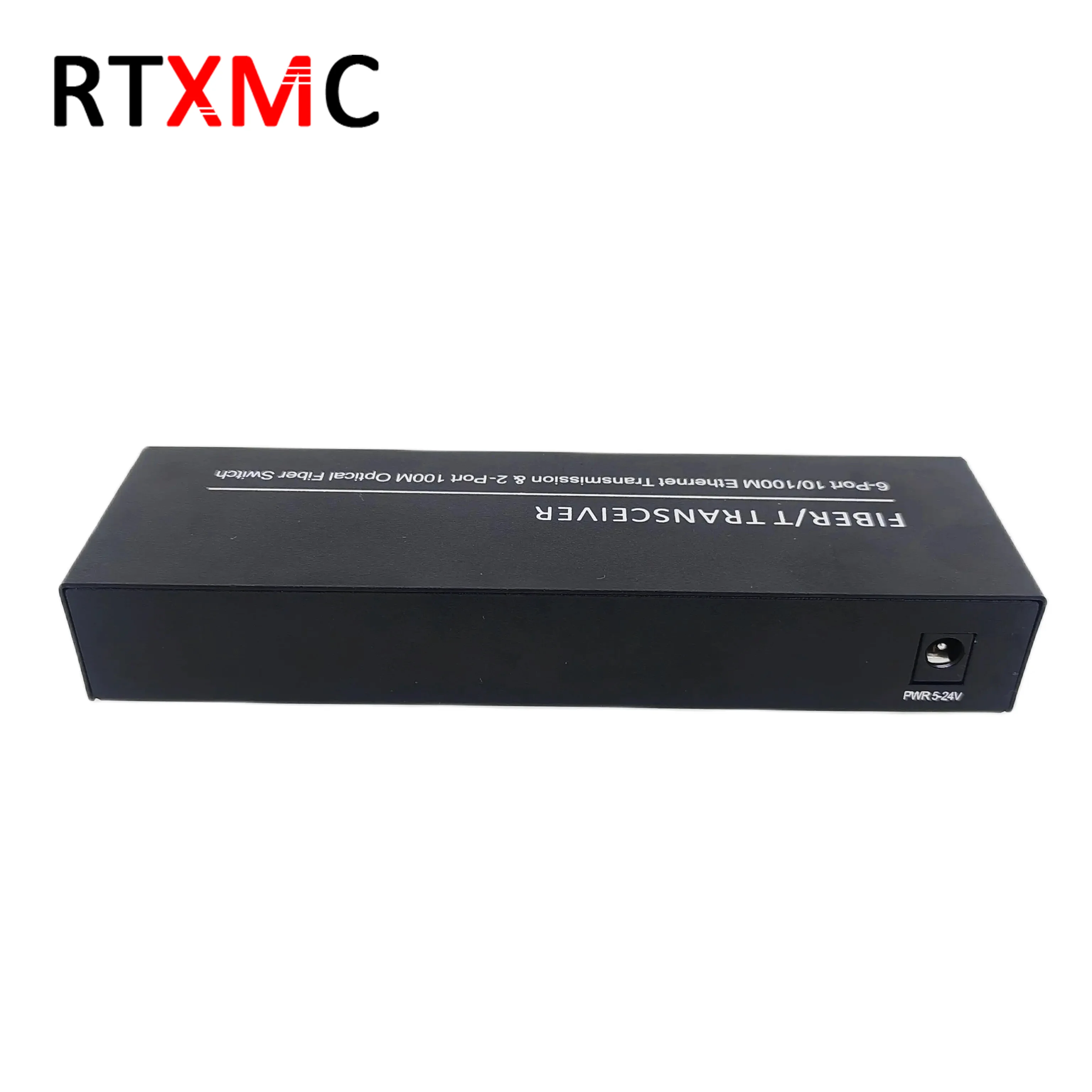 Fiber Optic Switch 10/100M 8 Port Reverse Poe Switch 2 SC 6 RJ45 Fast Ethernet Switch Fiber Optical Media Converter 2 FO 6 LAN