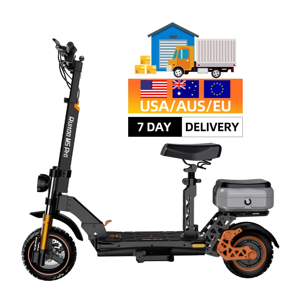 RuiToo M5Pro  Electric Scooters Hydraulic Disc Brake System Max Load 120kg Factory Direct Sale
