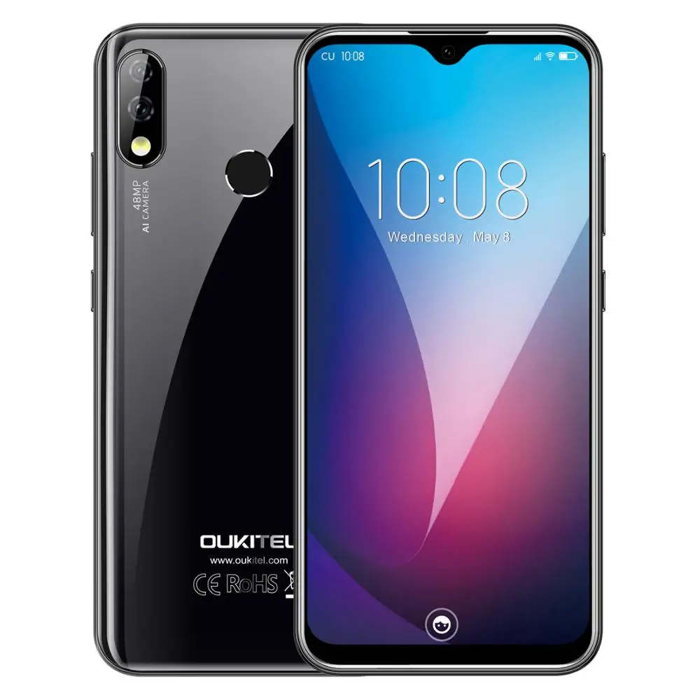 New Arrival Oukitel Y4800 Smartphone 6GB RAM 128GB ROM Android 9.0 48MP AI Camera 4000mAh 6.3' Young 4G Mobile Phones Y4800