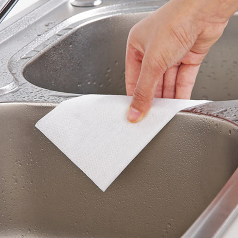 Wholesale Multipurpose Household Super Absorbent Kitchen Products Disposable Wiping Rag Roll Dish Washing Towel Cleaning Cloth