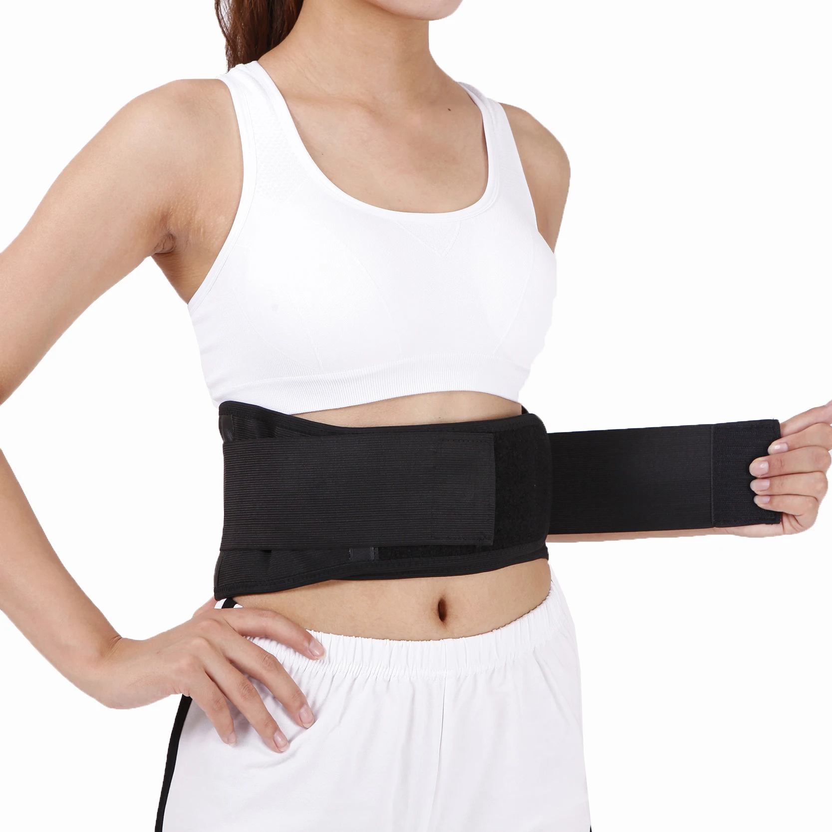 Tourmaline Self-Heating thermal lumbar support belt Magnetic Lumbar Brace Adjustable Low Back Waist Support Lumbar Belt