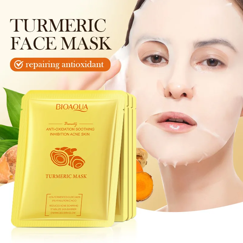 2024 New RETINOL Serum Firming Anti-wrinkle Face Skin Brightening Natural Vegan Turmeric Vitamin C Face Mask