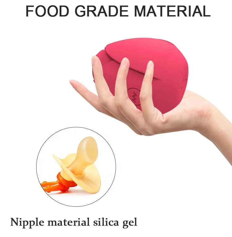 2021 New Tulip Shape Nipple Vibrating Clitoral Sucking Vibrator Clitoris Stimulator Suction Clit Sucker Sex Toys Women