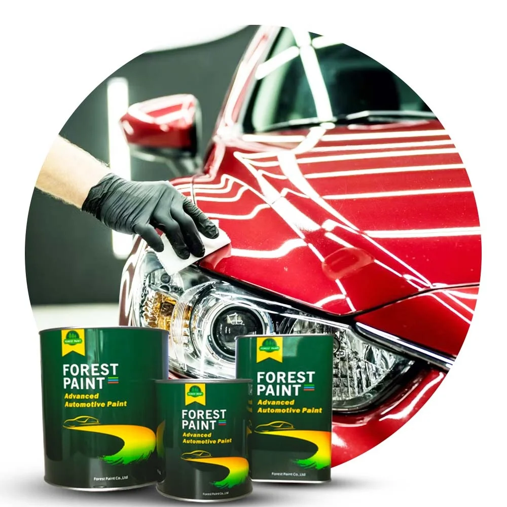 Китайский производитель поставка белого жемчуга акриловая краска 2 К для автомобиля и металлические цвета автомобильная автомобильный