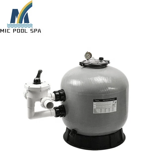 Filtration Combo Fiberglass Automatic Backwash Swimming Pool Sand Filter with Pump
