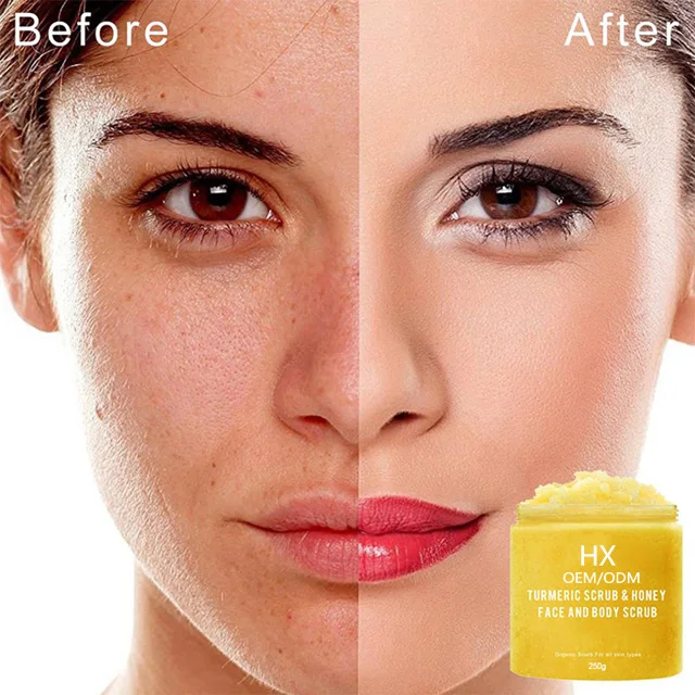 Body Scrubs Face Foot Facial Salt Exfoliating Whitening Skin Private Label Wholesale Tumeric Scrub
