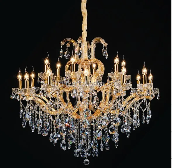 Golden wholesale maria theresa chandelier austria mother theresa crystal lighting wholesale price crystal candle chandelier