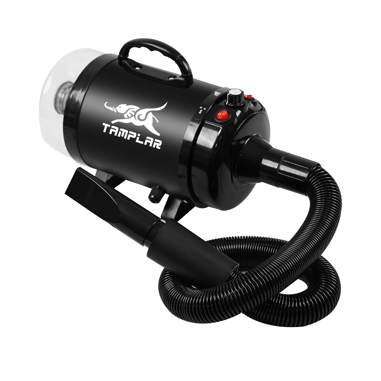 TAMPLAR High-Power Pet Hair Dryer for Quick and Silent Drying of Large Dogs and Cats Groomer Partner