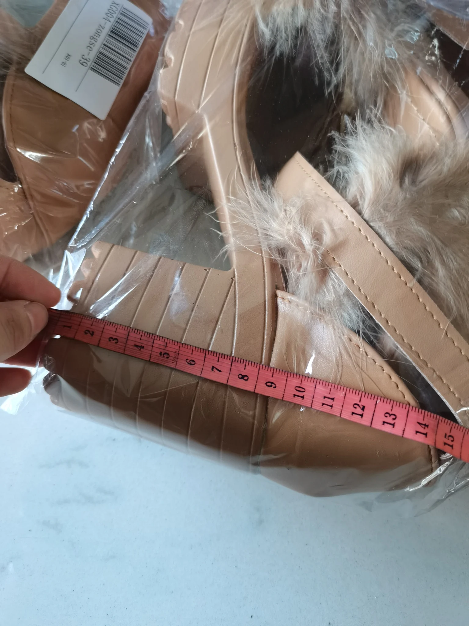 Popular Stuffed Open-Toe Shoes Heeled Sandals Ankle Strap Heels Women 2021 With Platforms