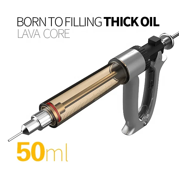 Semi-Automatic Cartridge filling gun cbd oil cartridge filling machine carts filler 25ml/50ml for 0.5ml 0.8ml 1.0ml cartridge