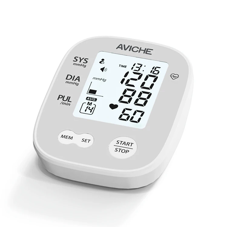 Best USB Digital Blood Pressure Monitor Voice Function Big Screen LCD Display No Battery Required Model Arm Power Electricity
