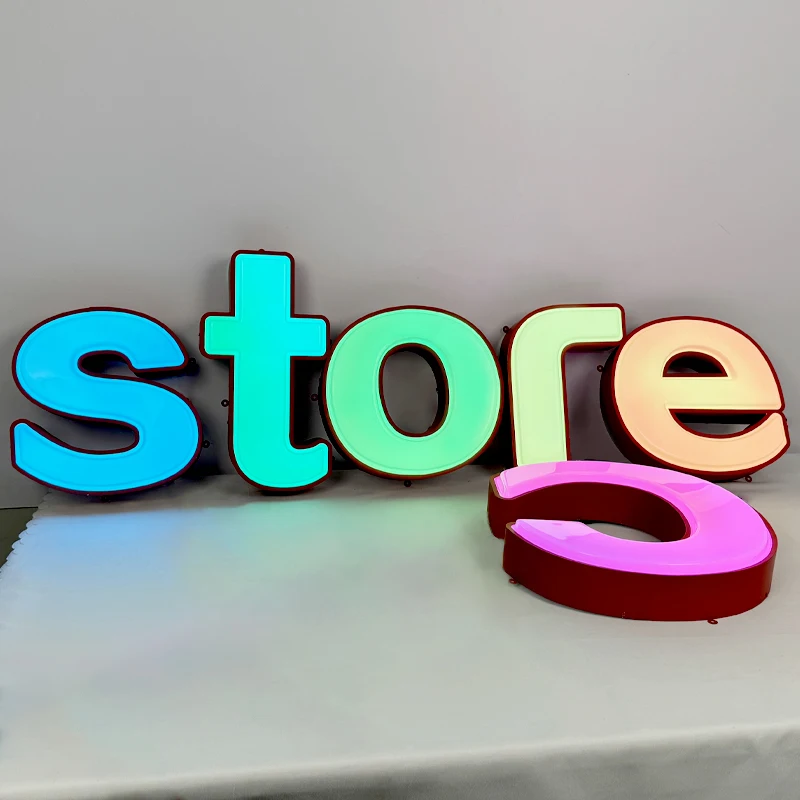 Customised Commercial 3D Waterproof Led Checkbox Letter Signs Pvc Led Letter Signs