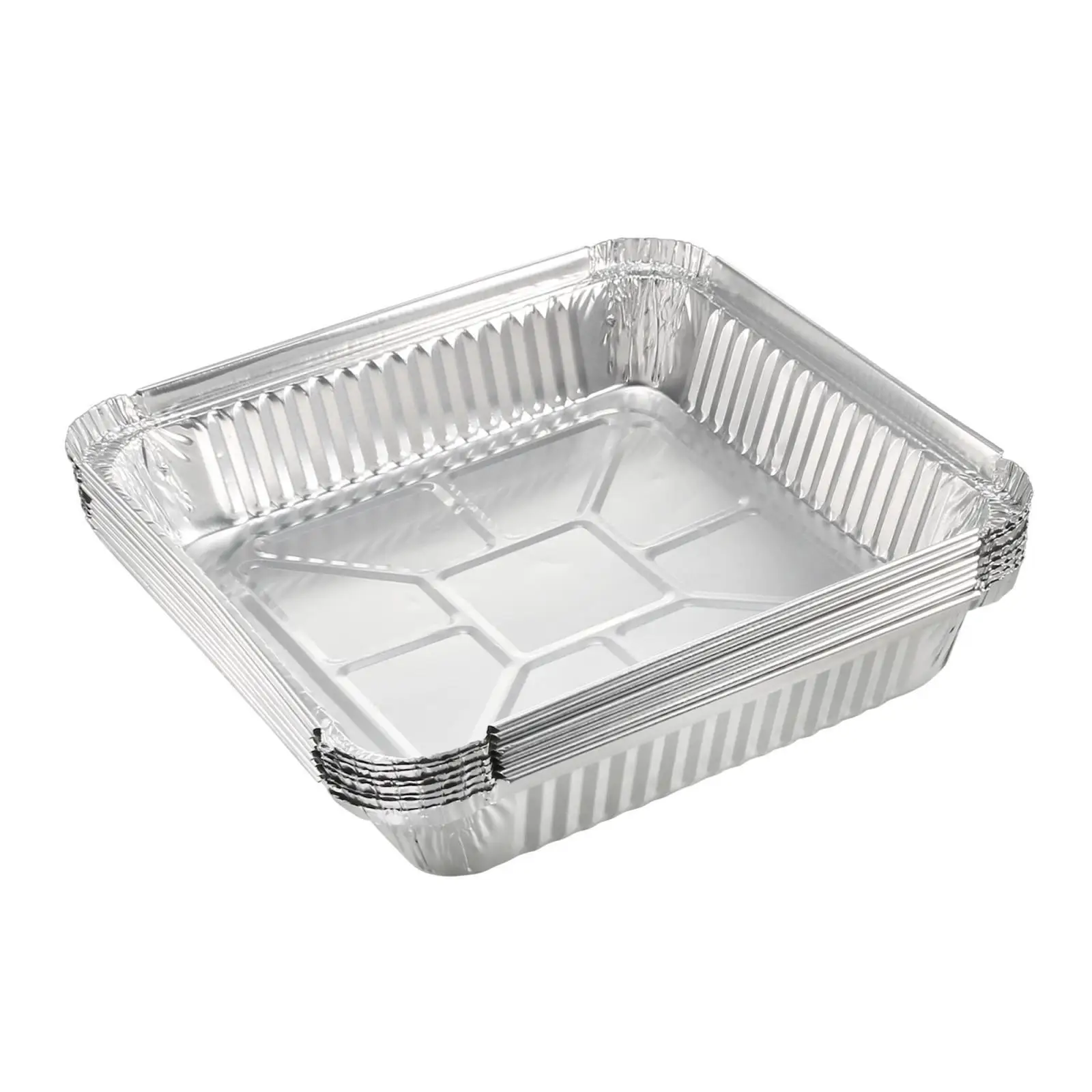 Food Grade 450ml 500ml 750ml Aluminium Foil Takeaway  Food Containers/Box Custom Disposable  Aluminium Foil Baking Pan/Tray