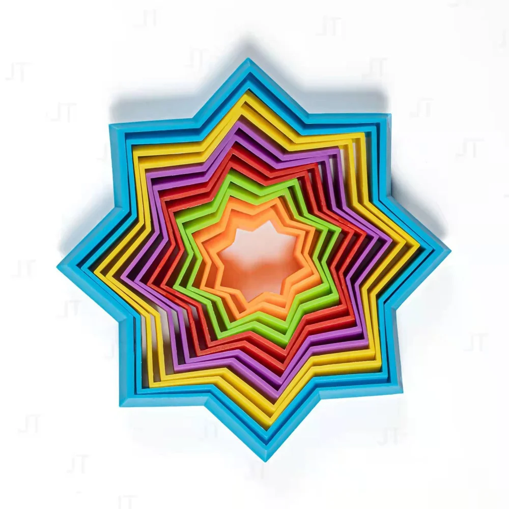 Лидер продаж 2022 игрушка для пальцев 3D сенсорный Радужный волшебный круг новые тенденции фиджет-игрушки детей снятие стресса 3d