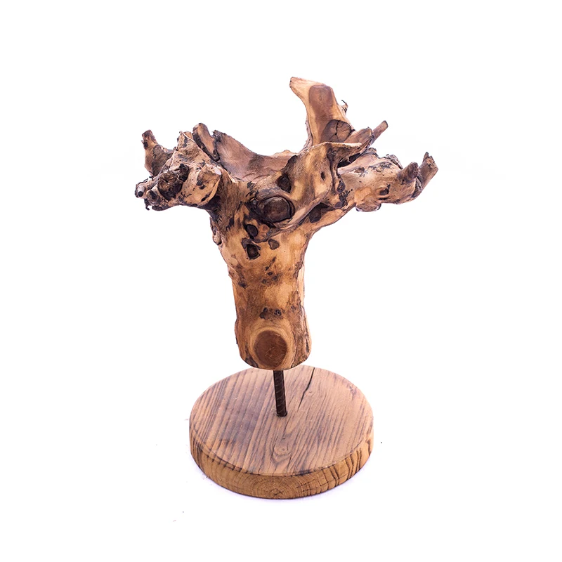 
Wooden Metal Candle Stick Holder 