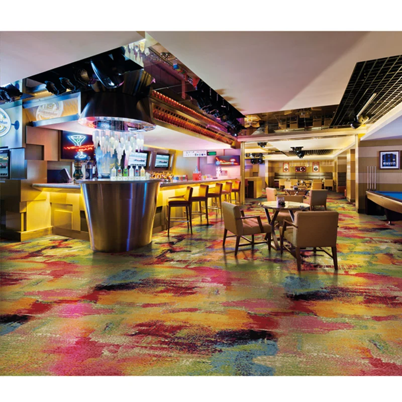 Wall to wall nylon printed Restaurant banquet hall Carpet