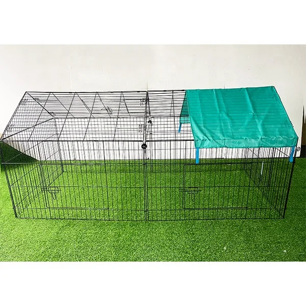 Easy to assemble folding chicken cage crate coop carrier