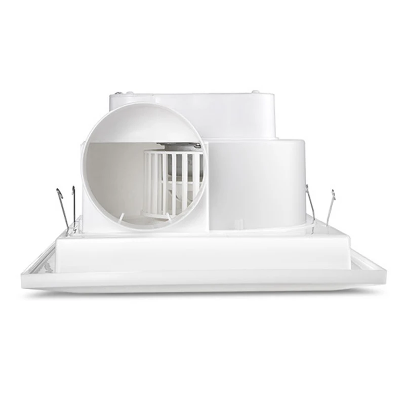 Tuoqiu 5 ABS Blades Duct Type Kitchen Bathroom Ceiling Mounted Fan Air Vent Extractor Ventilation Exhaust Fan