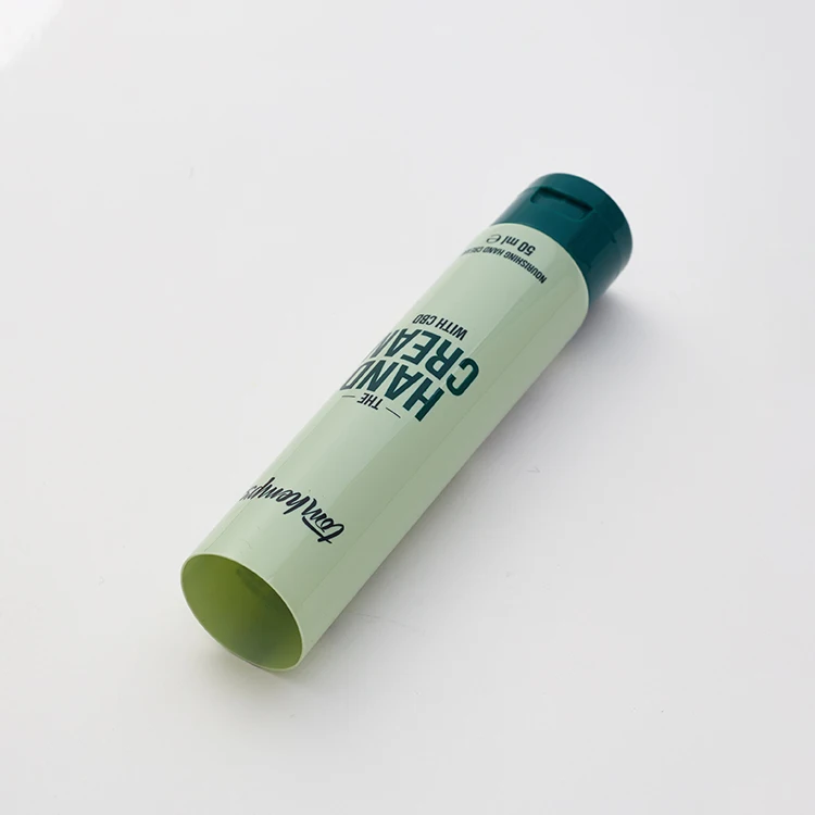 Plastic soft squeeze tubes with screw cap for cosmetic cream lotion