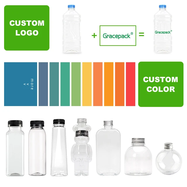 Wholesale Disposable Pet Cheap Fresh Juice Packaging Plastic Bottle Empty Water Drink Beverage Bottle 1500ml