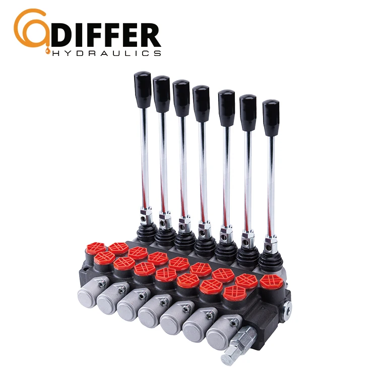 P40 black mono block excavator directional hydraulic control valve manufacturer