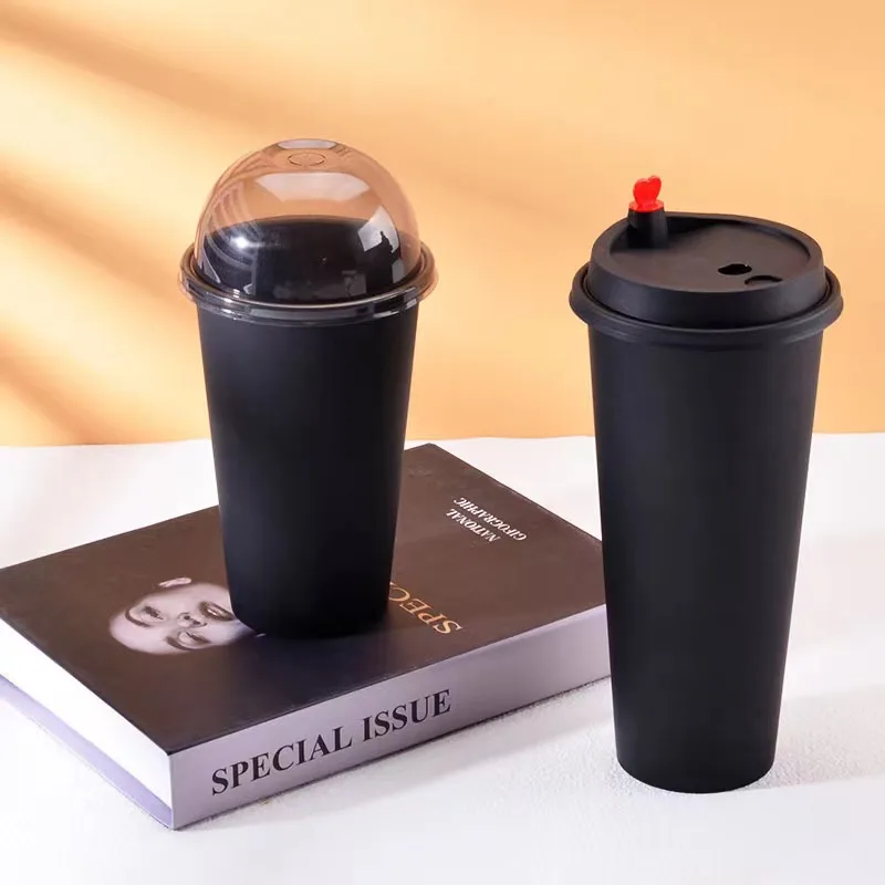 8oz 14oz 500ml food grade frosted transparent clear plastic disposable pp cups