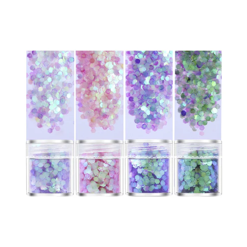 Wholesale Nail  Glitter Sequins Holographic Glitters Shifting Colors Glitter Sets