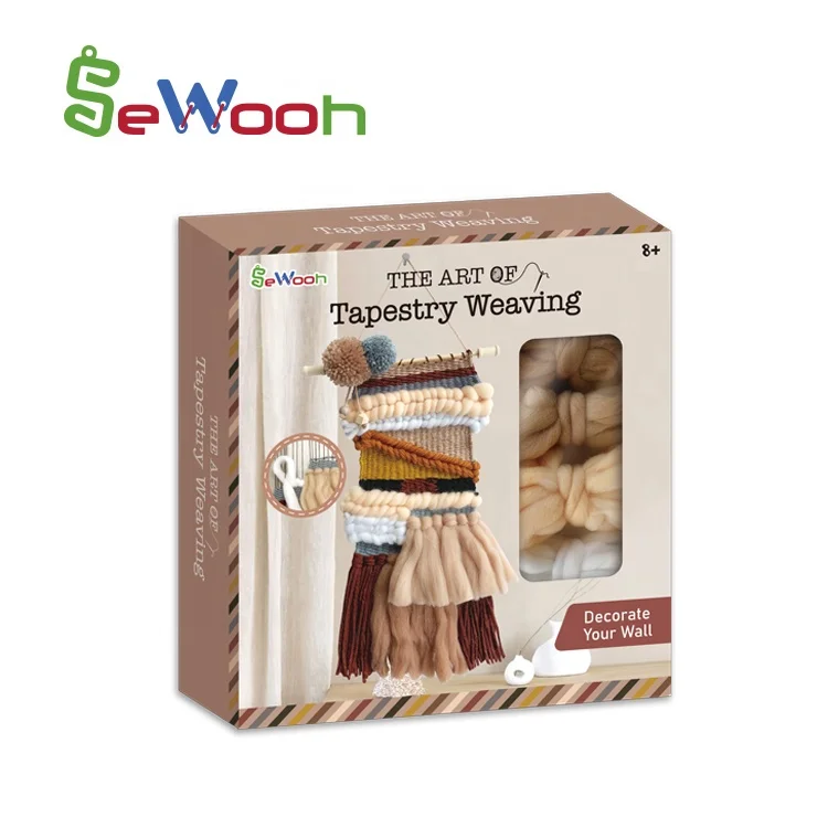 DIY Craft Make your Own Bohemian Weaving Wall Art Tapestry for kids for  Adults