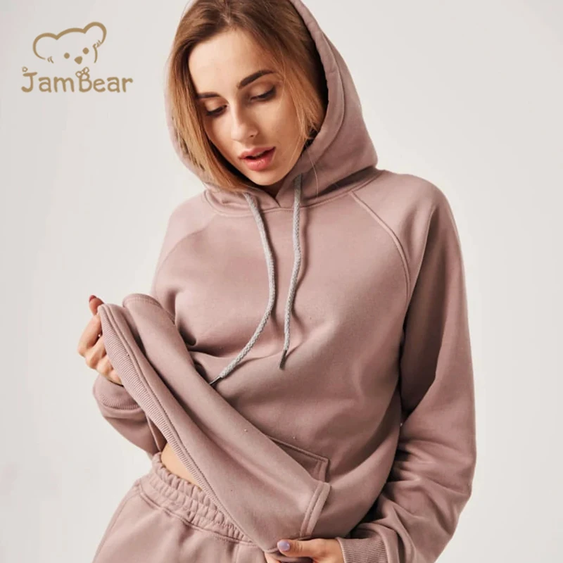 Jambear/комплект из органического хлопка; Одинаковый семейный свитер для женщин и детей; Свитшот спортивные штаны; Комплект с толстовкой мамы
