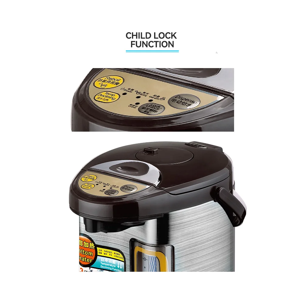 One-button Operation Smart Constant Temperature Electric Thermopot Thermo Pot A Must-have Electric Air pot for Family Dinners