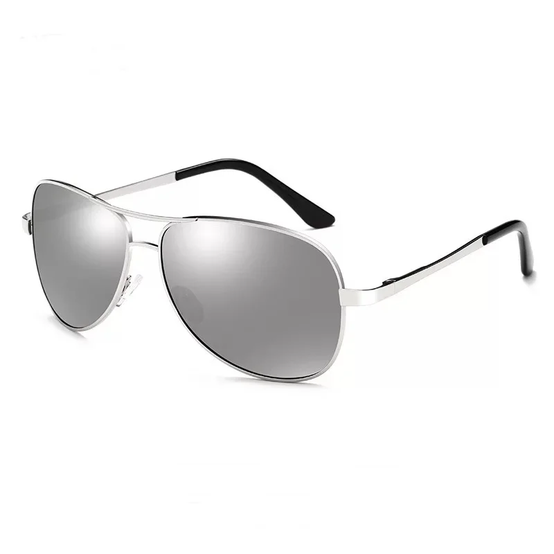 Hot sale pilot sun glasses polarized photochromic lens men sunglasses