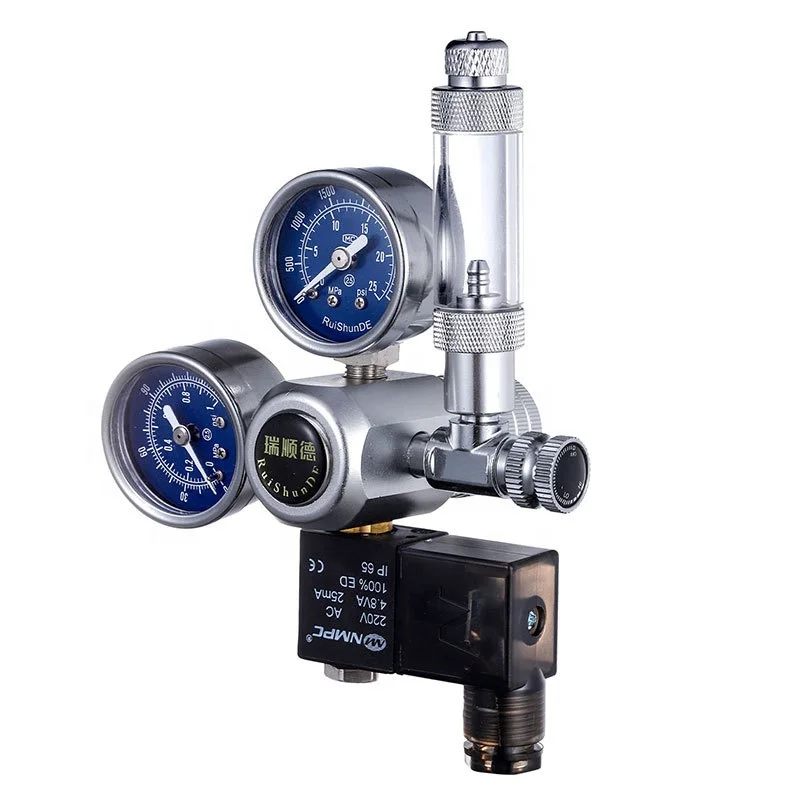 Electromagnetic Pressure Reducing Table Carbon Dioxide Cylinder  Pressure Reducing Valve Aquarium co2 Regulator Co2 Aquarium