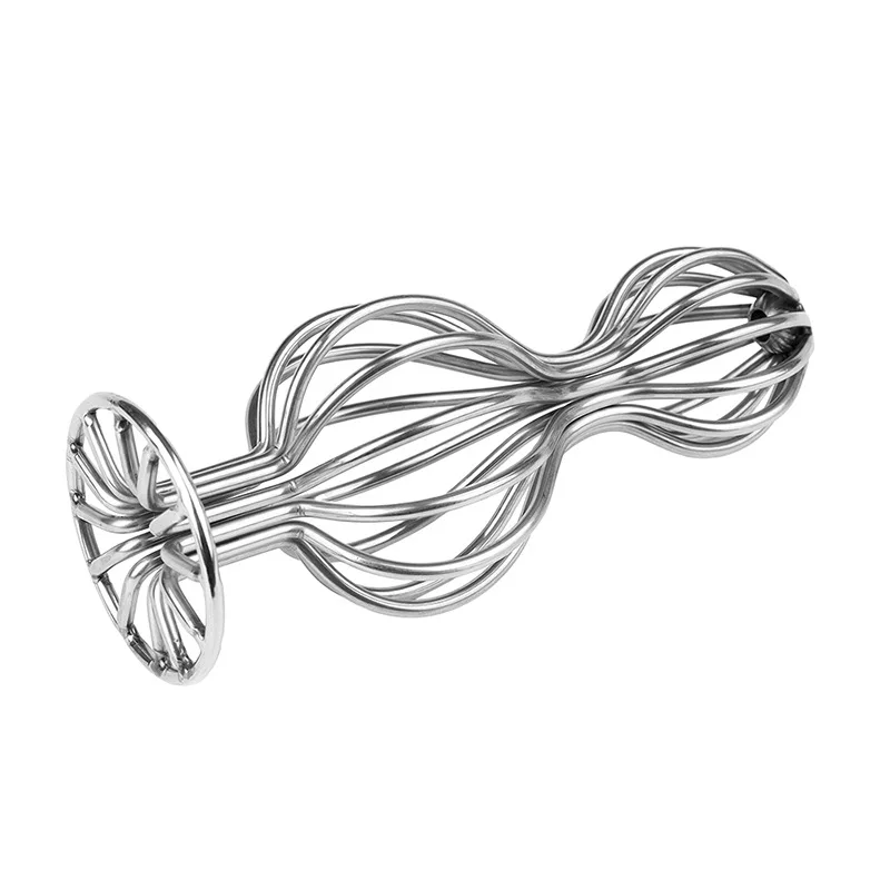 Stainless Steel Anal Sex Toy Anal Expanding Hollow Butt Plug