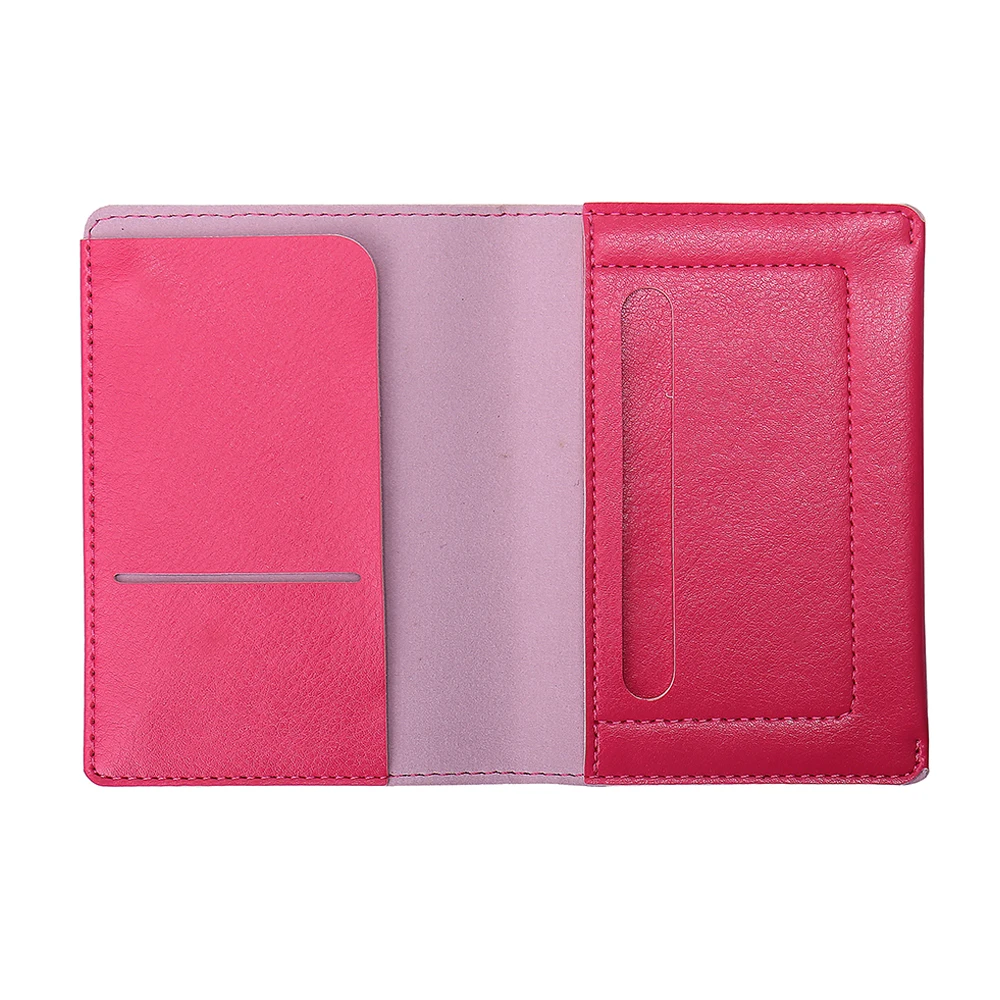 Кошелек женский с держателем для паспорта и карт, удлиненный дорожный клатч с мультяшным рисунком для школы, бумажники для женщин, клатчи