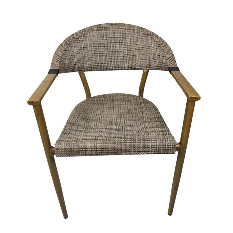 
Brand New Cafe Chairs Igh Quality Outdoor Furniture Polished Coffee Cast Base Brushed Bar Table Hotel Aluminum Chair 