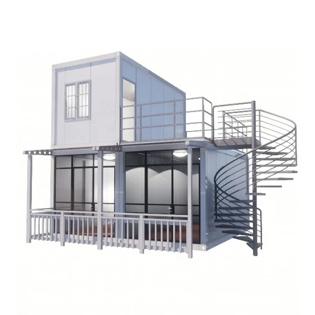 Mini Mobile Homes Prefabricated house Low Cost  For Tanzania bunker house