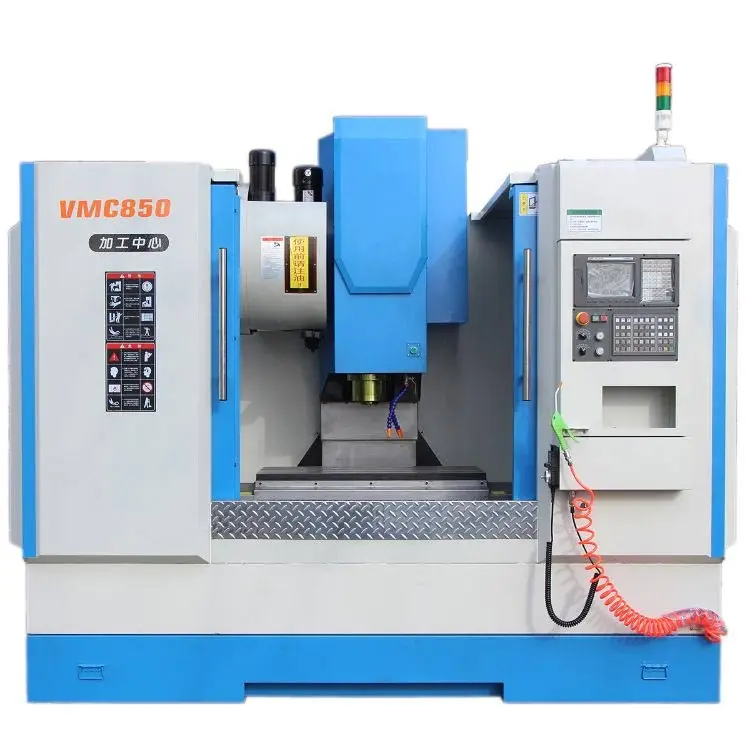 VMC850 CNC Vertical Machining Center New Condition Siemens Fanuc/Gsk/Mitsubishi High Speed BT40 Spindle Taper Machinates Motor