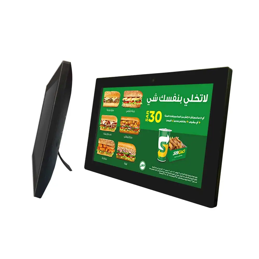 27 inch RK3568/RK3399 bank shopping mall market with RJ45 HDMI Bluetooth android Advertising player digital signage and displays
