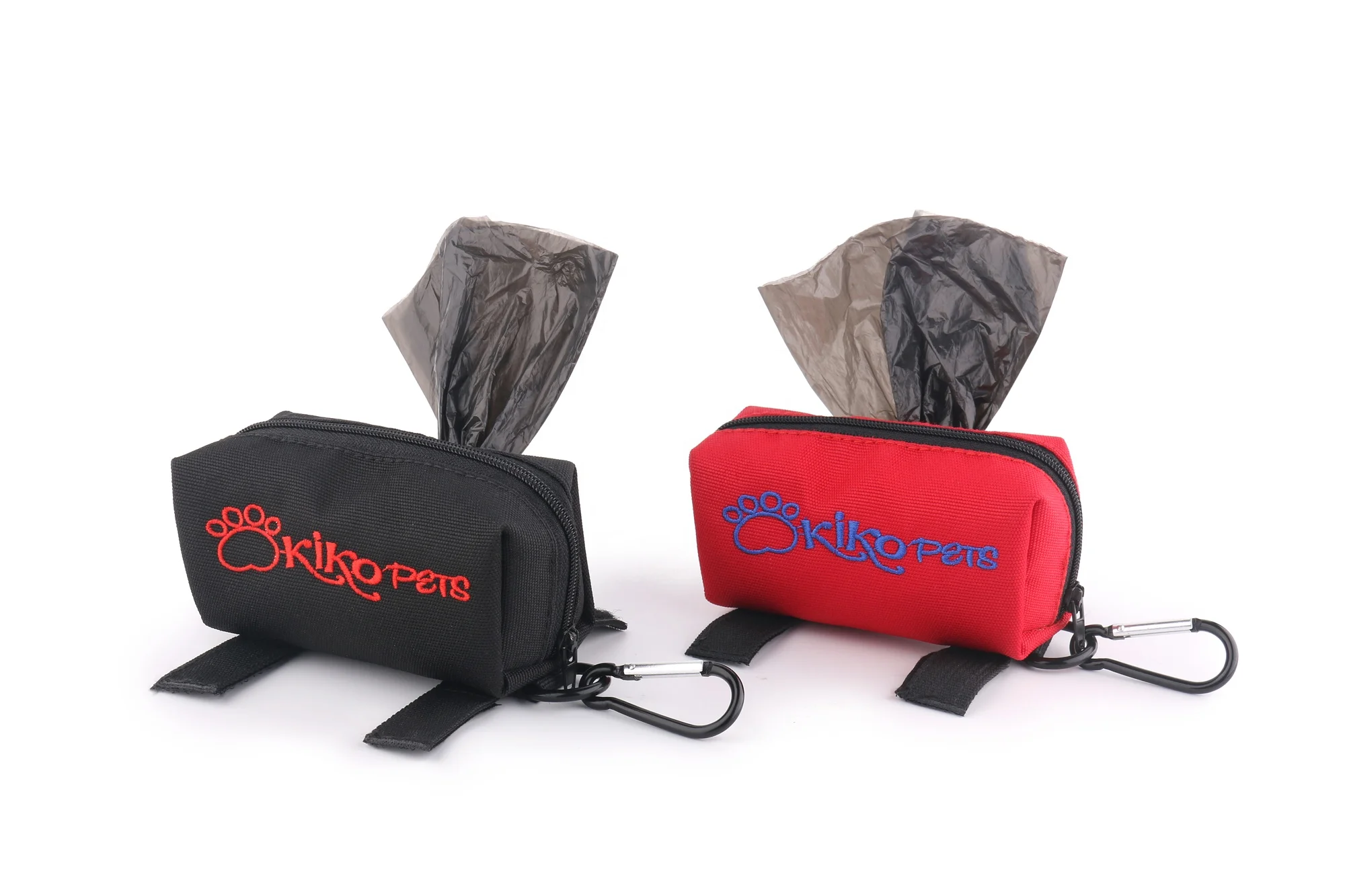 Hot Sale Custom Logo Handmade Dog Pet Poop Bag Holder Waste Bag Dispenser