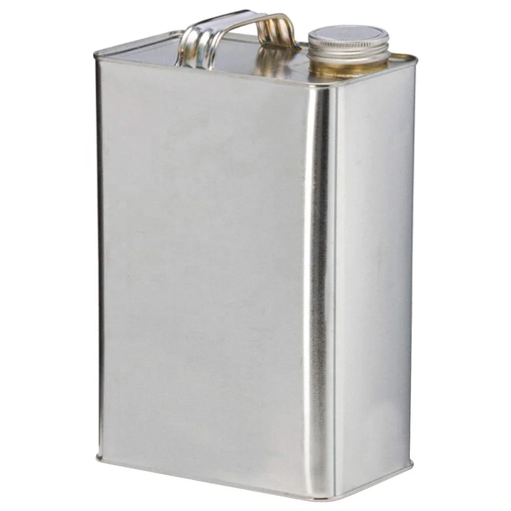 1 gallon metal canister for engine oils and lubricants