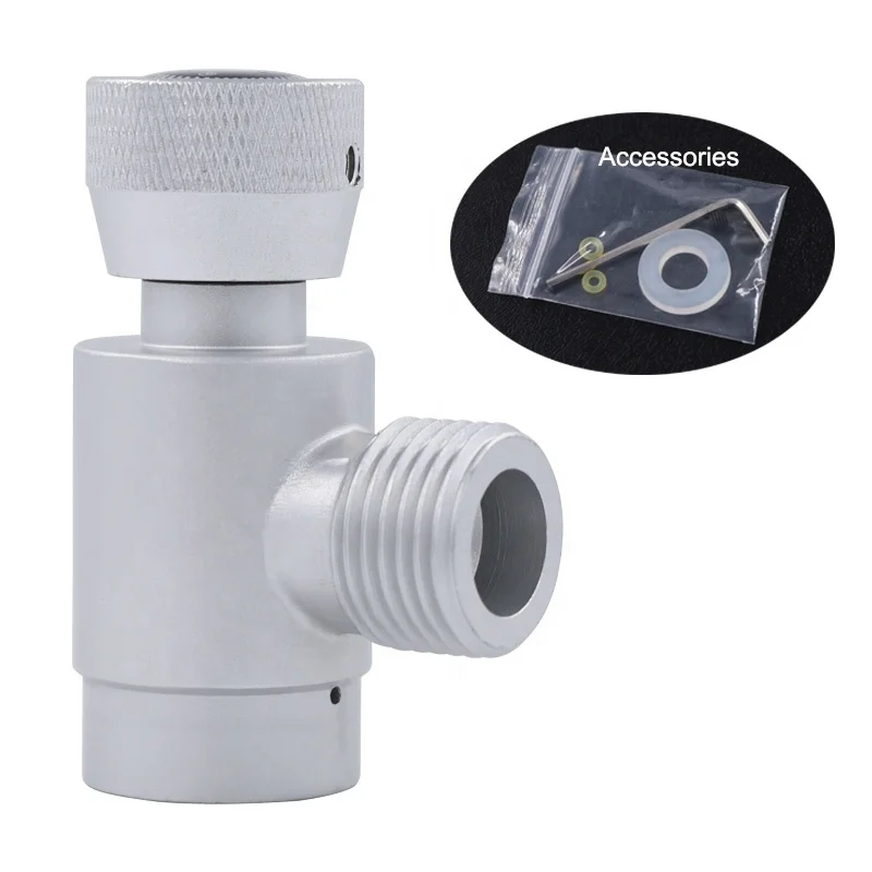 New One Body W21.8-14 CGA320 Thread Soda ASA Adapter for Soda Maker Cylinder Refill Gas Adapter Part