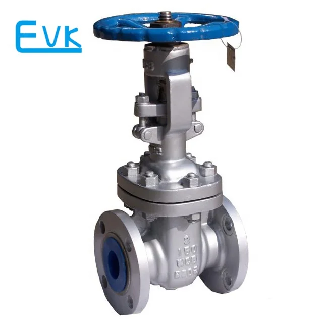 DN150 6 дюймов ANSI класс 150 с выдвижным шпинделем, CF8M из нержавеющей стали штурвал задвижки фланцевый запорный клапан