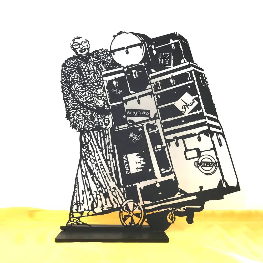 Custom Made Metal Desk Ornament For Home Living Room and Office Decor