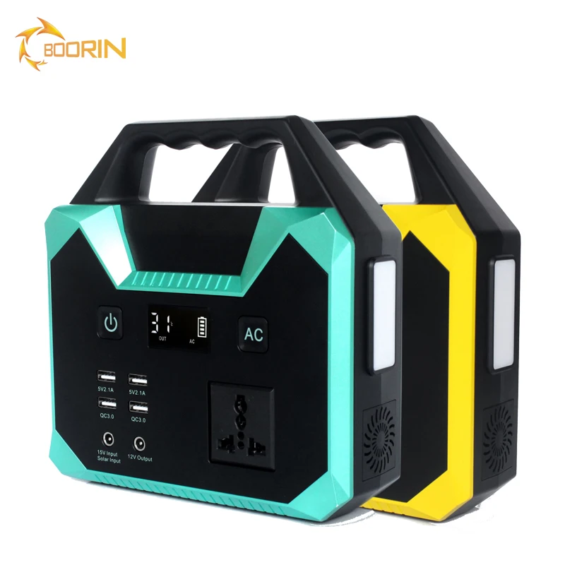 40800 mAh Capacity Portable Power Station Lithium battery 150WH 110V 220V Ac Qc 3.0 Fast Charge Multipurpose Power Station
