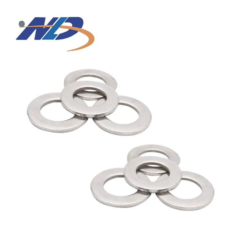 Factory Wholesale Zinc Plated DIN125 Flat Washers Stainless Steel 304 316 Black Oxide Thin Shim Spring Washer GB Standard