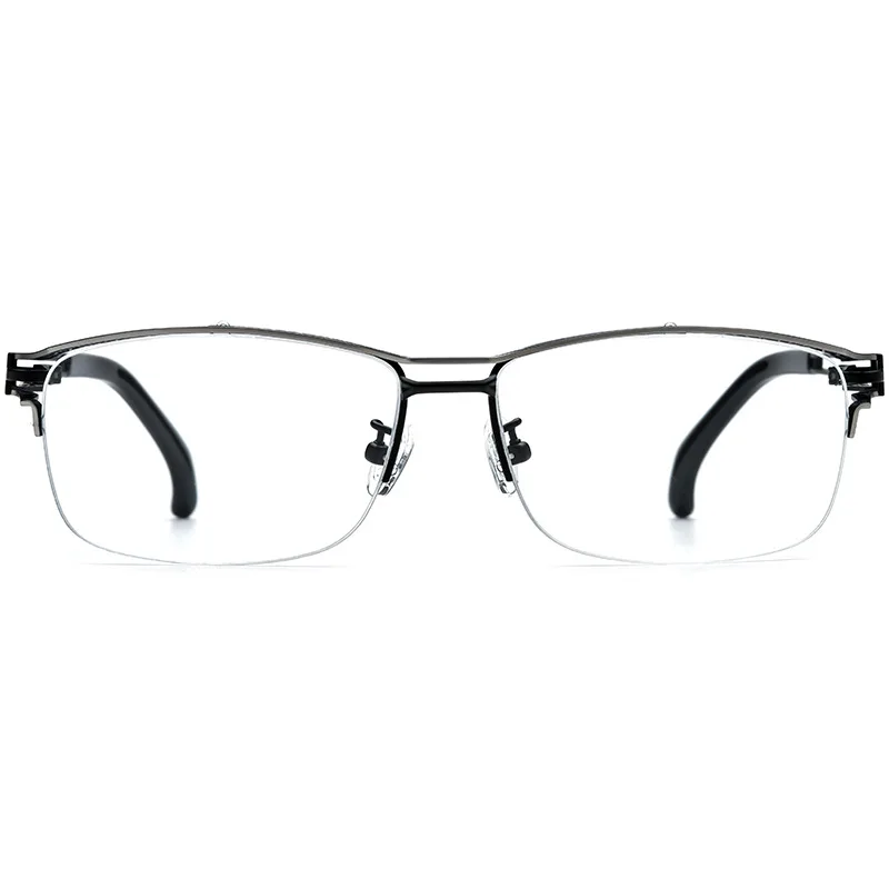High Quality Anti-Blue Light Optical Lenses Blocking Glasses Fashion Style Aluminium Magnesium Alloy Black Brown River