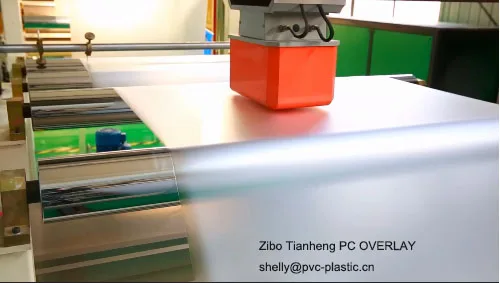 laminated A4 opaque overlay laser polycarbonate film