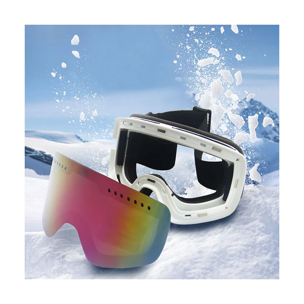 Custom snowboarding goggles snowboard Sport Snow Glasses Big Ski Goggles Anti Fog Magnetic removable lens Snowboard Goggles