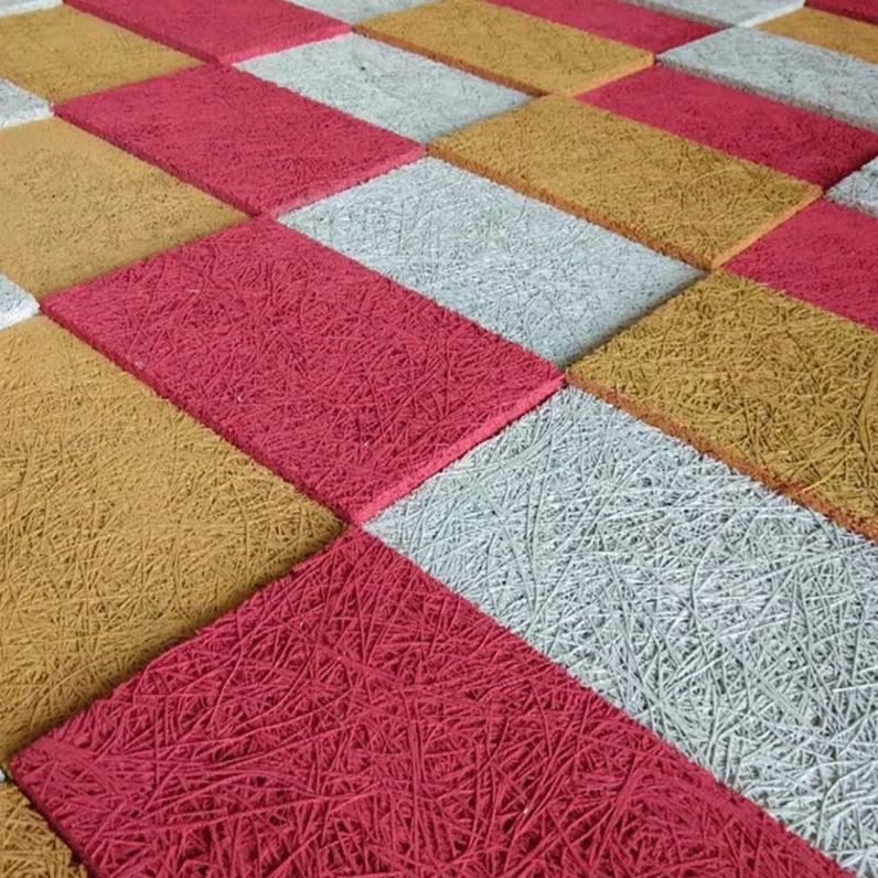 Hot Sale Factory Production Wood Wool Cement Fiber Acoustic Panel