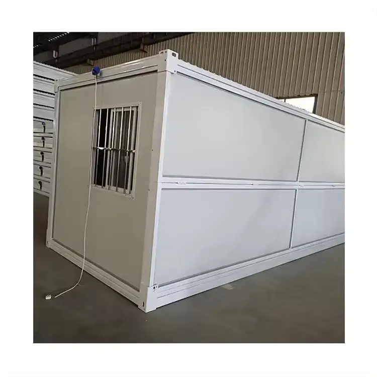 DFBD Small Foldable Luxury Free Fab Aluminum Extensible Push Out Glass Container House Cheap 20ft Folding Home